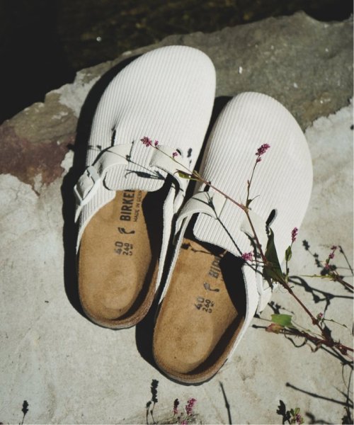 JOINT WORKS(ジョイントワークス)/【BIRKENSTOCK / ビルケンシュトック】 BOSTON | EMBOSSED SUEDE/ホワイト