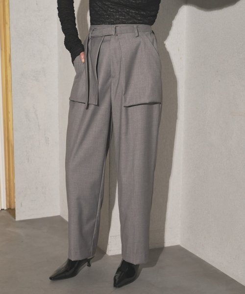 【Audrey and John Wad】ラップポケット付きツイルパンツ パンツ X1487496023(11440円)