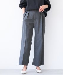 MICA&DEAL(マイカアンドディール)/in－tuck pants/杢GRAY