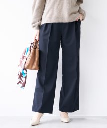 MICA&DEAL(マイカアンドディール)/in－tuck pants/NAVY