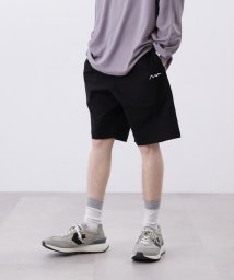 MANASTASH(マナスタッシュ)/MANASTASH/マナスタッシュ/MOUNTAIN LOGO SHORTS/マウンテンロゴショーツ/ブラック