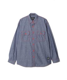 MANASTASH(マナスタッシュ)/MANASTASH/マナスタッシュ/POINT COL WORK SHIRTS/インディゴ7