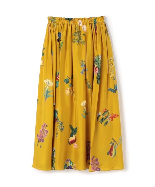 CABaN BLOOMIN ART プリントフレアスカート 