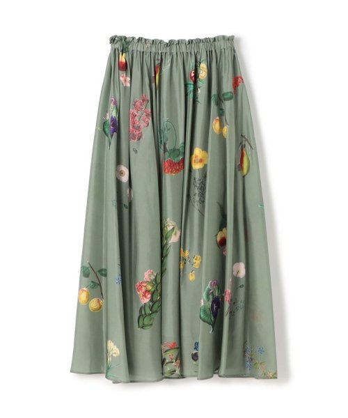 CABaN BLOOMIN ART プリントフレアスカート 