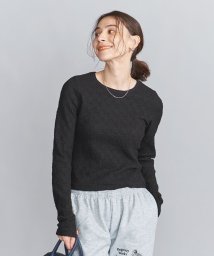 BEAUTY&YOUTH UNITED ARROWS(ビューティーアンドユース　ユナイテッドアローズ)/シャーリング カットソー プルオーバー/BLACK