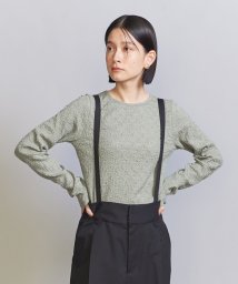 BEAUTY&YOUTH UNITED ARROWS(ビューティーアンドユース　ユナイテッドアローズ)/シャーリング カットソー プルオーバー/OLIVE