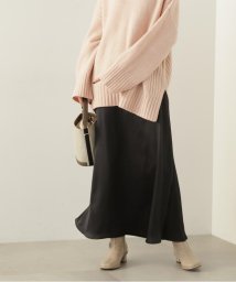 N Natural Beauty Basic(エヌナチュラルビューティベーシック)/ナローサテンスカート《S Size Line》/ブラック