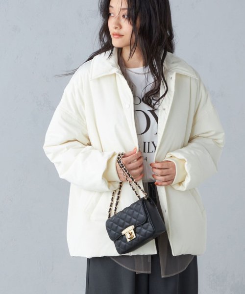 〈手洗い可能〉中綿 コーチ ジャケット ◇ 