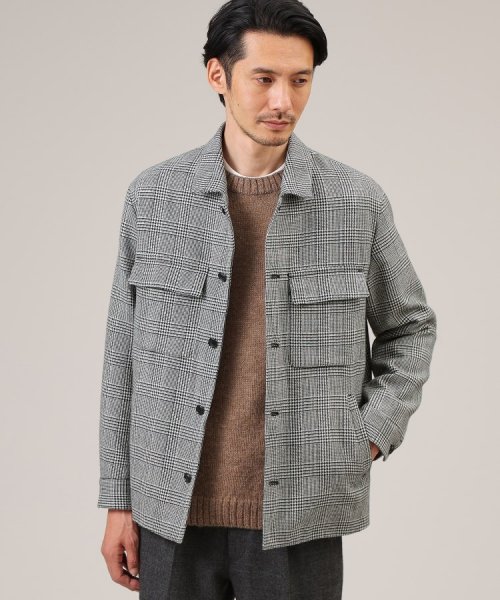 【尾州】シェットランドウール CPO ブルゾン 