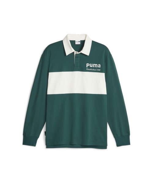 PUMA(プーマ)/メンズ PUMA TEAM ラグビー ポロシャツ/MALACHITE