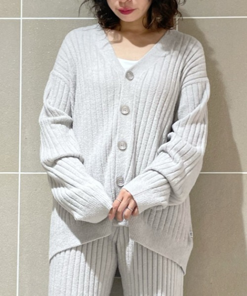 HOMME】ホットスムーズィーリブカーディガン(505745045)|HANKYU MEN'S
