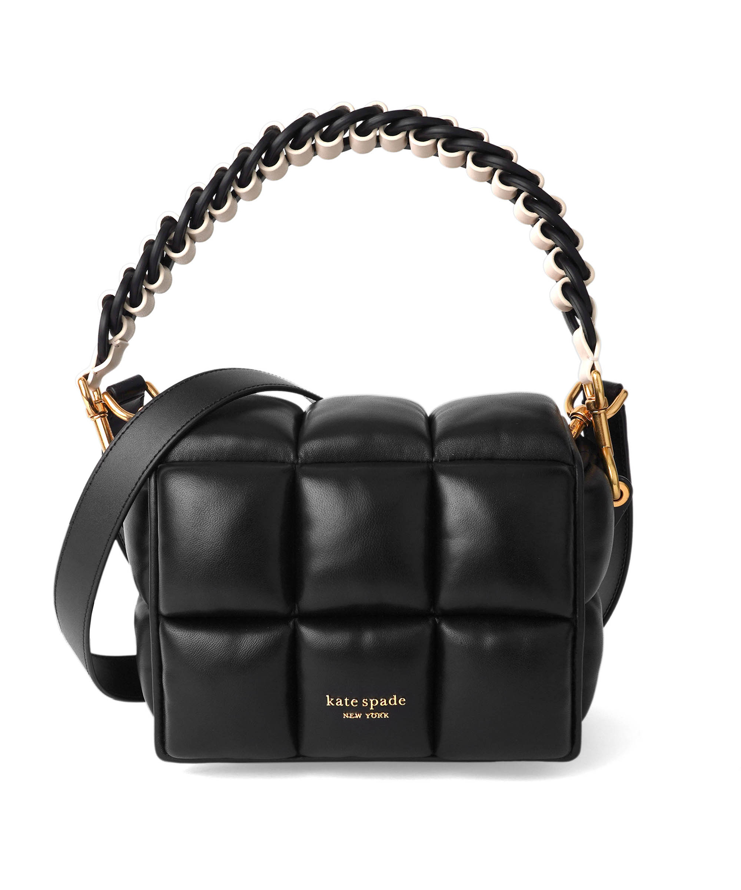 ケイトスペード ニューヨーク　kate spade ショルダーバック　レザー　黒