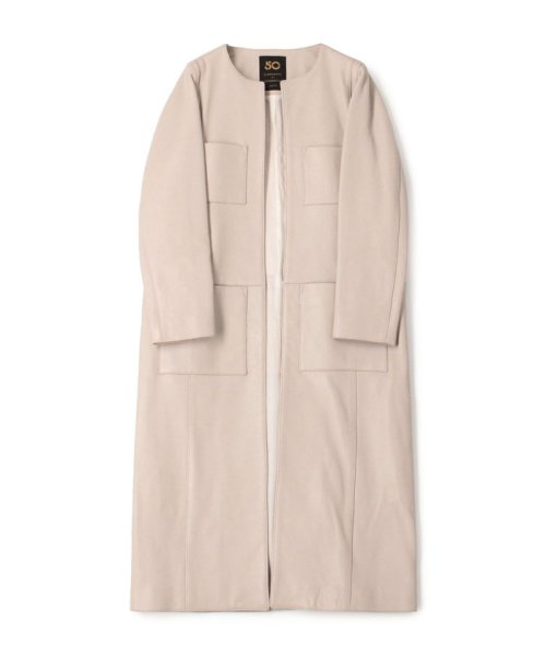 CINQUANTA ノーカラー ジャケットコート チンクワンタ