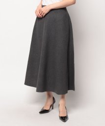 MICA&DEAL(マイカアンドディール)/halfmilan flare skirt/杢GRAY