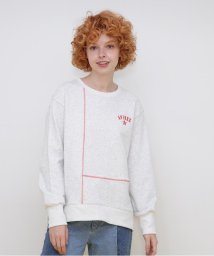 AVIREX(AVIREX)/COLOR STITCH SWEAT SHIRT/カラーステッチ スウェットシャツ/オートミール6