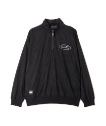 MANASTASH(マナスタッシュ)/MANASTASH/マナスタッシュ/SPRING LODGE HALF ZIP SWEAT/ブラック