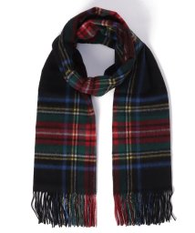 allureville(アルアバイル)/【TWEEDMILL(ツィードミル)】 LAMBS WOOL STOLE/ブラック系