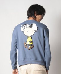 OUTDOOR PRODUCTS/【OUTDOORPRODUCTS】PEANUTS 起毛 トレーナー スウェット 11オンスの肉厚生地 ドロップショルダー シルエット/505736924