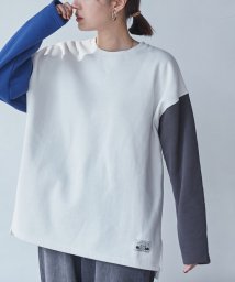 coen(coen)/【WEB限定】＜Parknik＞クレイジーパターンCVC裏起毛スウェット/OFFWHITE