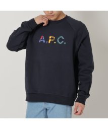 A.P.C./アーペーセー スウェット スウェットシャツ プルオーバー トップス ネイビー メンズ APC H27843 COGVF IAK/505747029