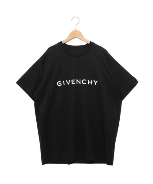 GIVENCHY(ジバンシィ)/ジバンシィ Tシャツ カットソー ブランドロゴ アーキタイプ オーバーサイズTシャツ 4G ロゴ ブラック メンズ GIVENCHY BM716N3YAC 00/その他