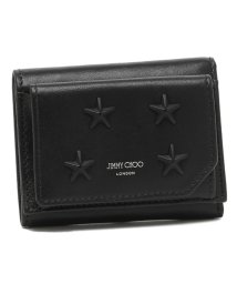 JIMMY CHOO/ジミーチュウ 三つ折り財布 ビアーレ ミニ財布 ブラック メンズ JIMMY CHOO BEALE OAJ/505747040