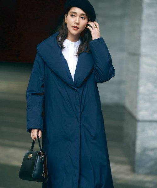 ADSダウン ショールカラーコート 