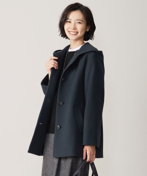 ショートビーバー フーデッド コート 大きいサイズ 小さいサイズ