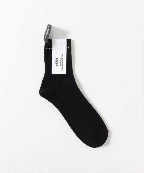 PULP(パルプ)/【TAKAHIROMIYASHITATheSoloist. 】STUD TRIM LOW SOCKS TYPE1/ブラック