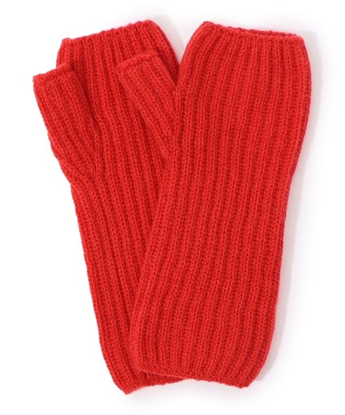 Johnstons of Elgin rib rist カシミヤ フィンガーレスグローブ of Elgin