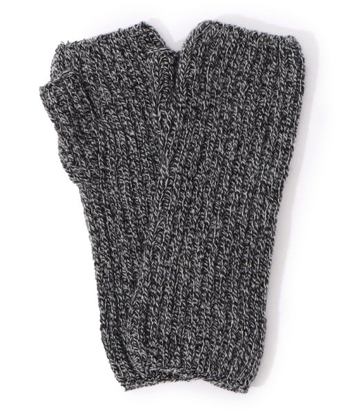 Johnstons of Elgin rib rist カシミヤ フィンガーレスグローブ of Elgin