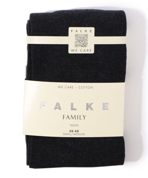 TOMORROWLAND GOODS(TOMORROWLAND GOODS)/FALKE FAMILY コットンナイロン タイツ/17チャコールグレー