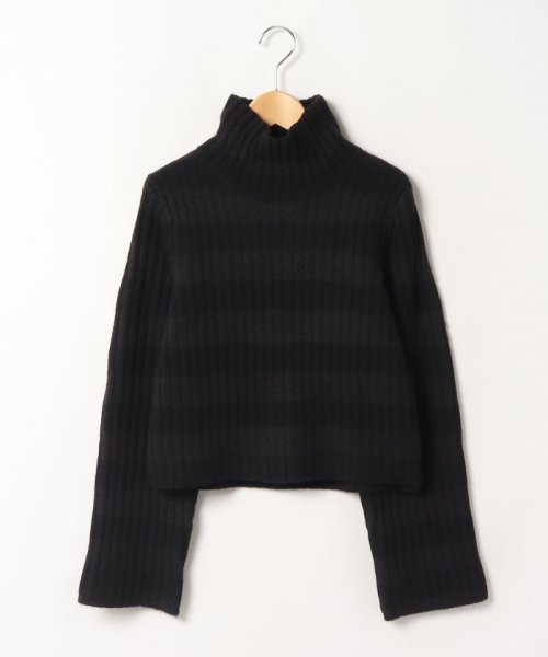 Theory(セオリー)/トップス　FELTED WOOL CASH T NECK S/ブラック系