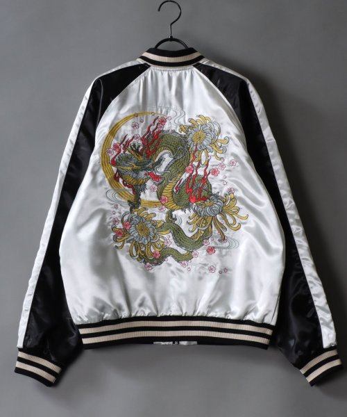 新品♪職人手縫スカジャン！男性はもちろん！オーバーサイズで女性の着用も