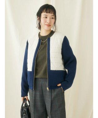 CRAFT STANDARD BOUTIQUE/中綿×ニット切替ジャケット/505680913