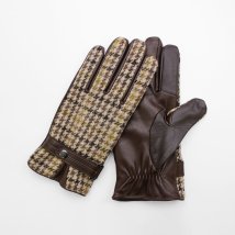 BACKYARD FAMILY/MEN Harris Tweed グローブ タッチパネル対応/505747015