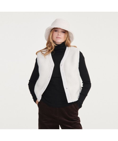 シェルパフリースベスト 