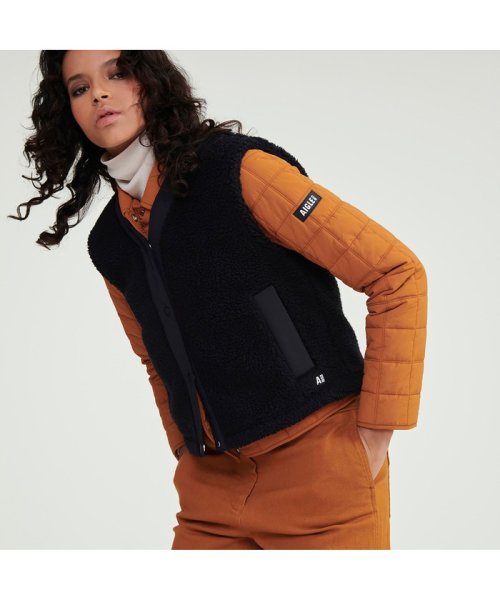 シェルパフリースベスト 