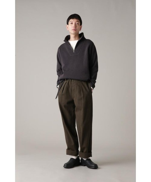 MHL.(エムエイチエル)/WORN LINEN COTTON DRILL/KHAKI