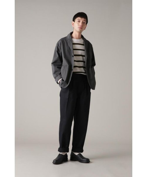 MHL.(エムエイチエル)/WASHED CHINO COTTON/BLACK