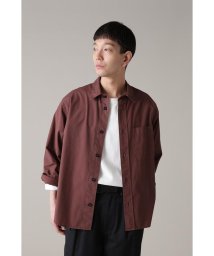 MHL.(エムエイチエル)/GARMENT DYE COTTON POPLIN/RUST3