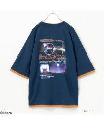 MAC HOUSE(men)(マックハウス（メンズ）)/EVANGELION エヴァンゲリオン 機体モチーフドルマンTシャツ 332249MH/ネイビー