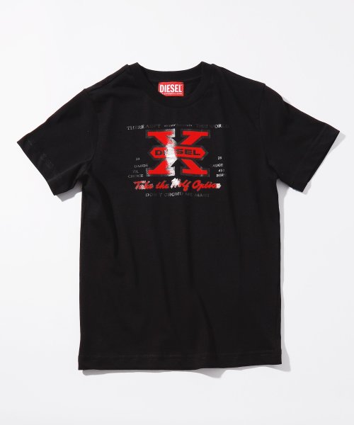 DIESEL(DIESEL)/DIESEL(ディーゼル)Kids & Junior 半袖Tシャツカットソー/ブラック