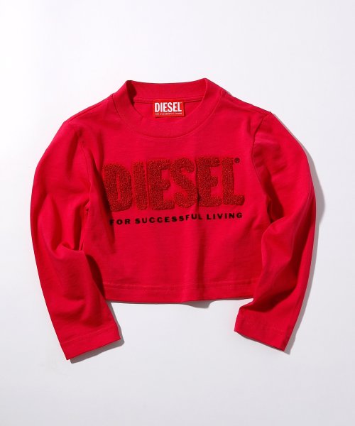 DIESEL(DIESEL)/DIESEL(ディーゼル)Kids & Junior 長袖Tシャツカットソー/ピンク