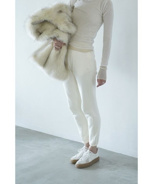 CLANE(クラネ)/C SWEAT PANTS/IVORY