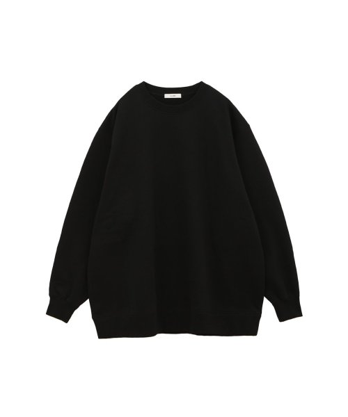 CLANE(クラネ)/C SWEAT TOPS/BLACK