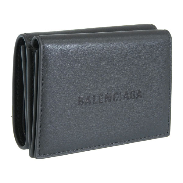 BALENCIAGA バレンシアガ CASH MINI WALLET キャッシュ ミニ 三つ折り 財布 レザー