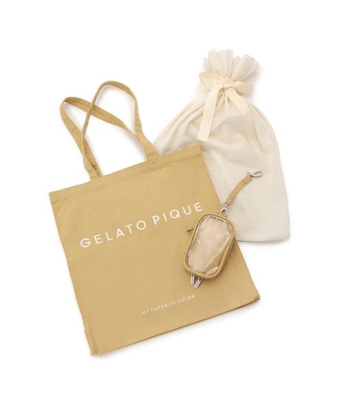 GELATO PIQUE × BTS キャリーポーチ トートバッグ セット GELATO PIQUE × BTS キャリーポーチ トートバッグ セット