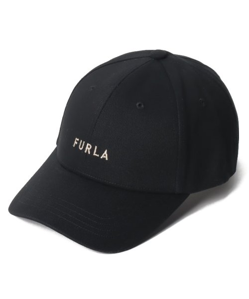 FURLA(フルラ)/キャップ　”フロント FURLA ロゴ”/チャコールグレー