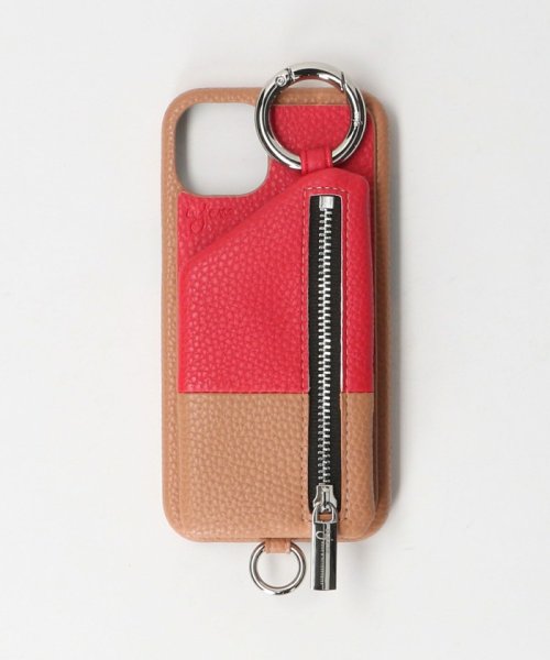 BEAUTY&YOUTH UNITED ARROWS(ビューティーアンドユース　ユナイテッドアローズ)/＜AJEW＞CADENAS LAYER ストラップ iPhone13ケース/BRICK